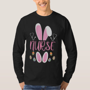 Nurse Easter Egg Hunting Rabbit Rn Easter Day Bunn T-Shirt