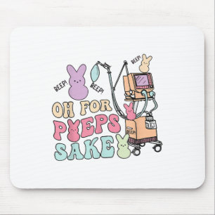 Nurse Easter Med Surg Icu Peds Picu Nurse Spring I Mouse Pad