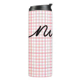 nurse ecg ekg rhythm strip cardiac thermal tumbler