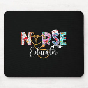 Nurse Educator Nursing School Instructor Stethosco Mouse Pad