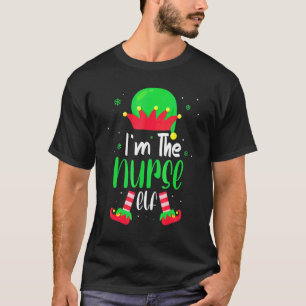 Nurse Elf Matching Family Group Christmas Party Pa T-Shirt