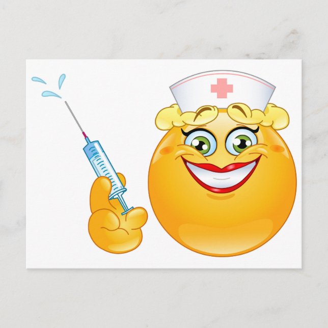 nurse emoji postcard (Front)