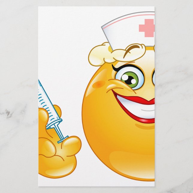 nurse emoji stationery (Front)