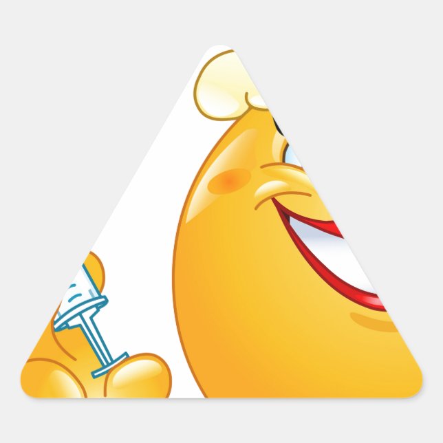 nurse emoji triangle sticker (Front)