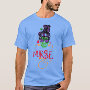 Nurse Est 2022 Rn Nursing, Womens Nurse Halloween T-Shirt