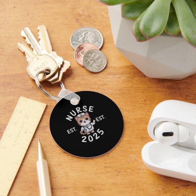 Nurse Est 2025: Celebrate the Future of Nursing Key Ring (Desk)