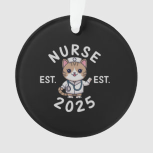 Nurse Est 2025: Celebrate the Future of Nursing Ornament