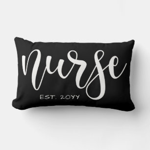 Nurse Est Custom Year Student Nurse RN graduation Lumbar Cushion