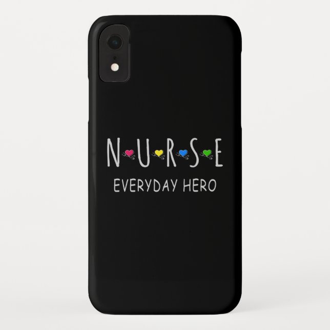 Nurse Everyday Hero Case-Mate iPhone Case (Back)