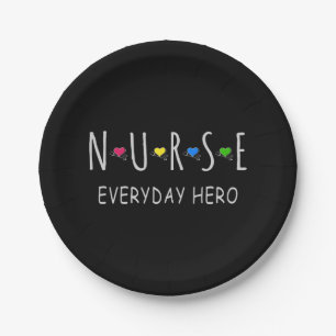 Nurse Everyday Hero Paper Plate