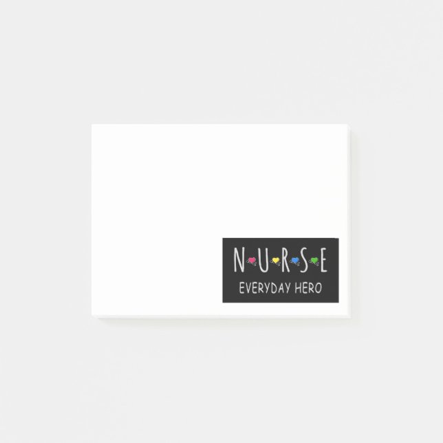 Nurse Everyday Hero Post-it Notes (Front)