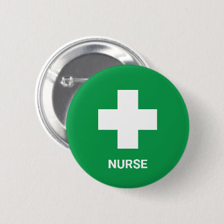 Nurse & First Aid, Cross, Ambulance, Doctor Button