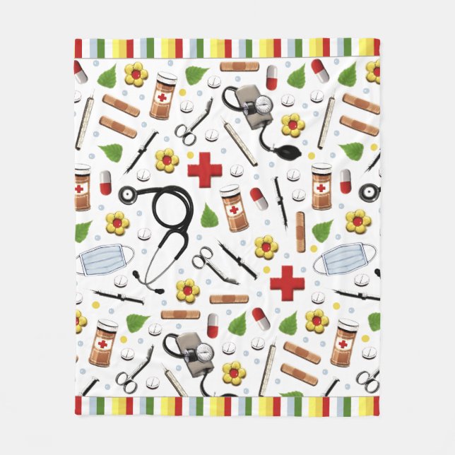 Nurse Fleece Blanket (Front)