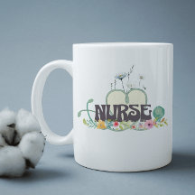 Nurse Floral Garden Your Name