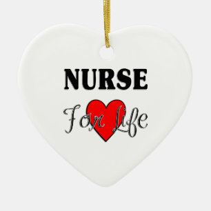 Nurse For Life Ceramic Tree Decoration