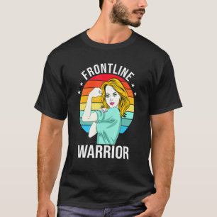 Nurse Frontline Warrior Proud Cna Healthcare Worke T-Shirt