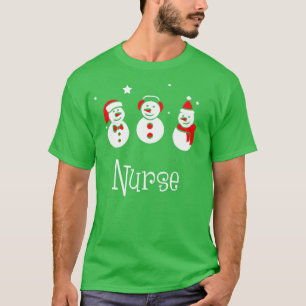Nurse Funny Family Christmas Tshirt Boy Girl Gift