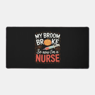 Nurse Funny Halloween Nursing Essential T-Shirt Desk Mat