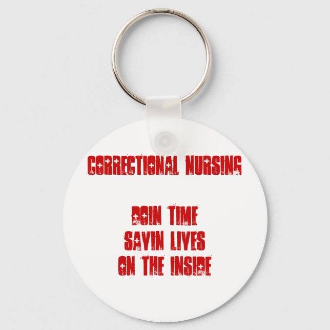 Nurse-Funny Key Ring (Front)