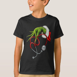 Nurse Funny Merry Christmas Stethoscope Nursing Xm T-Shirt