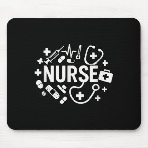 Nurse Funny Nurses Mom Women Nursing Rn Lpn Cna Mouse Pad