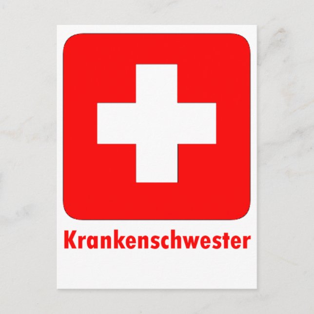 Nurse-German Postcard (Front)