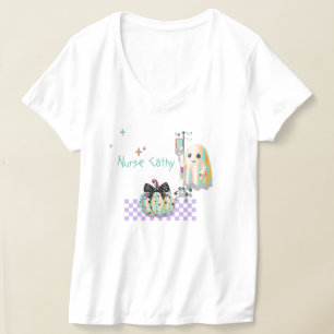 nurse ghost funny quote pumpkin coquette whit T-Shirt
