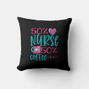 Nurse Gift 50 Nurse 50 Coffee Cushion
