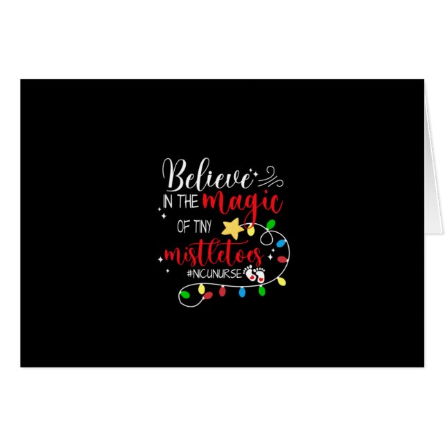 Nurse Gift Believe In The Magic (Front Horizontal)