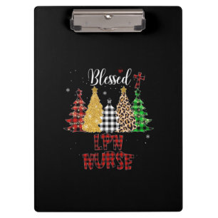 Nurse Gift Blessed LPN Nurse Clipboard