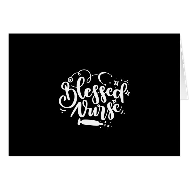 Nurse Gift Blessed Nurse (Front Horizontal)