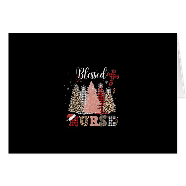 Nurse Gift Blessed Nurse (Front Horizontal)