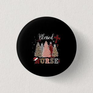 Nurse Gift Blessed Nurse 3 Cm Round Badge