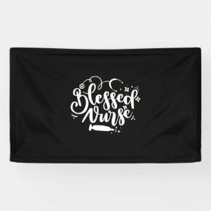 Nurse Gift Blessed Nurse Banner