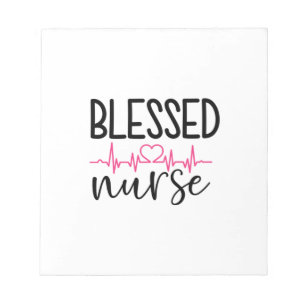 Nurse Gift Blessed Nurse Notepad