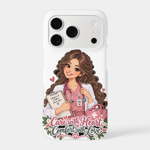 Nurse Gift Care with Heart Comfort with Love iPhon