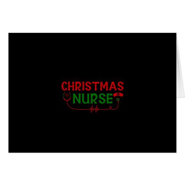 Nurse Gift Christmas Nurse (Front Horizontal)