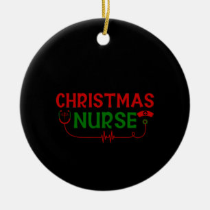 Nurse Gift Christmas Nurse Ceramic Tree Decoration