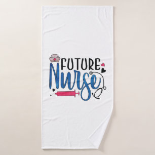 Nurse Gift Future Nurse Bath Towel