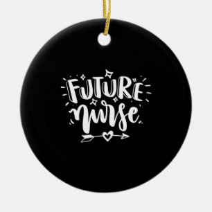 Nurse Gift Future Nurse Ceramic Tree Decoration