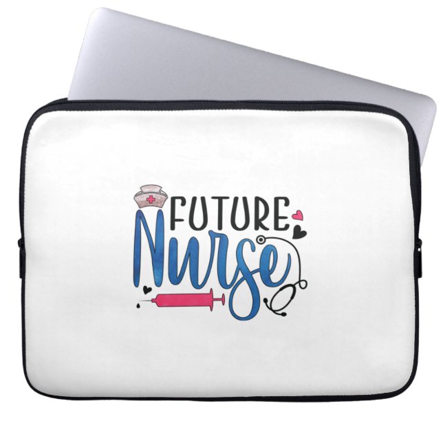 Nurse Gift | Future Nurse Laptop Sleeve (Front)