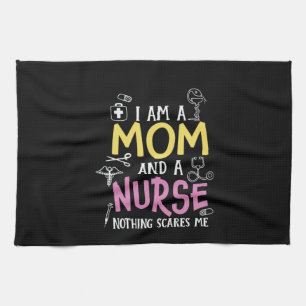 Nurse Gift I Am A Mum And A Nurse Tea Towel