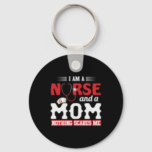 Nurse Gift I Am A Nurse And A Mum Key Ring