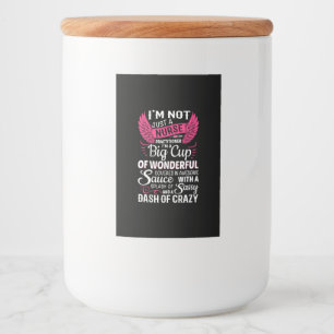 Nurse Gift I Am Not Just A Nurse Food Label