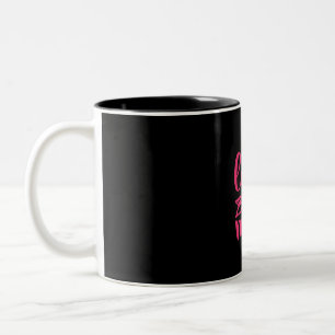 Nurse Gift I Love My Mom Two-Tone Coffee Mug
