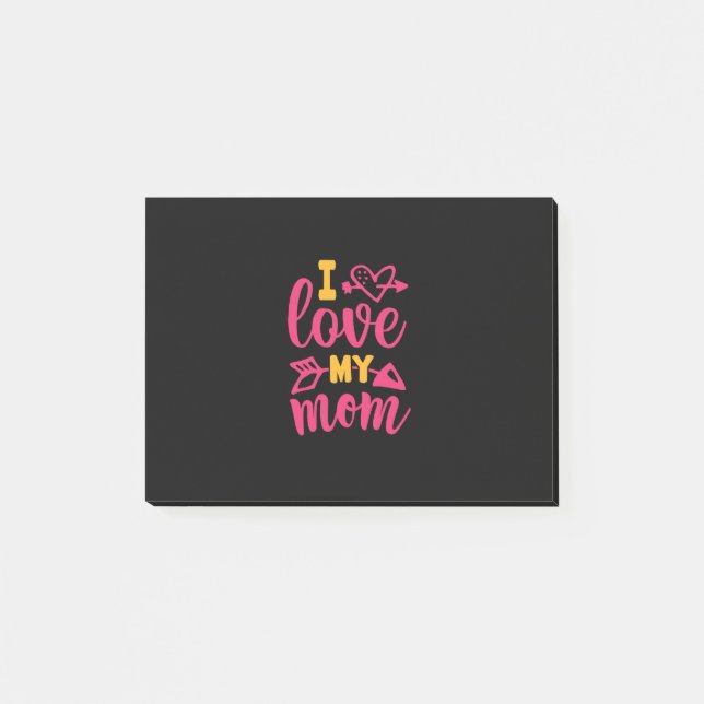 Nurse Gift | I Love My Mum Post-it Notes (Front)