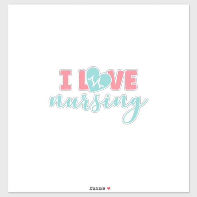 Nurse Gift | I Love Nursing (Sheet)