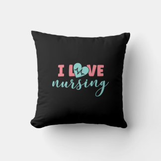 Nurse Gift | I Love Nursing Cushion