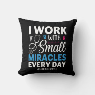 Nurse Gift I Work With Small Cushion