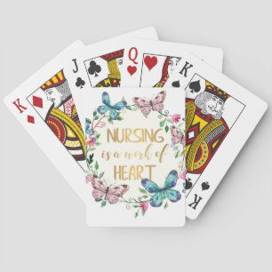 Nurse Gift Idea Thank You Appreciation Playing Cards